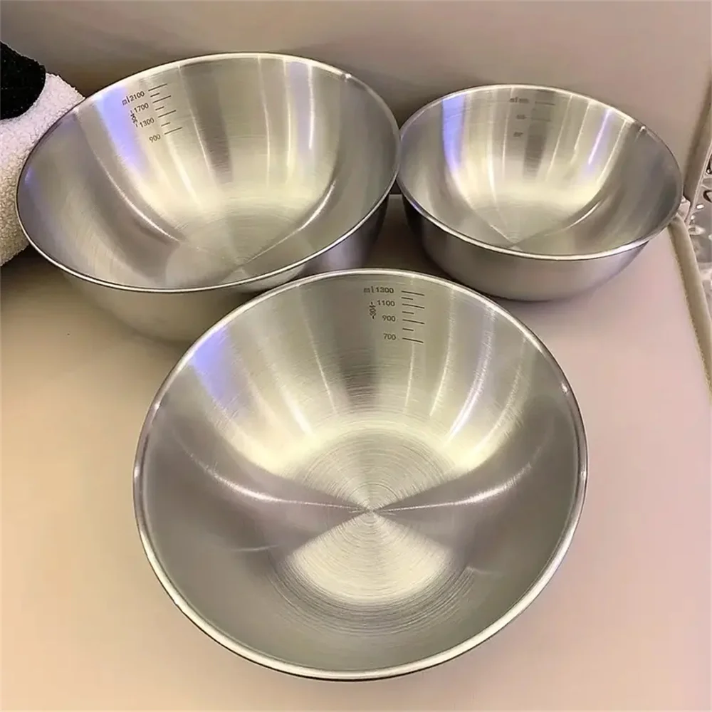Food Xxl - Набор из 3-х мисок из нержавеющей