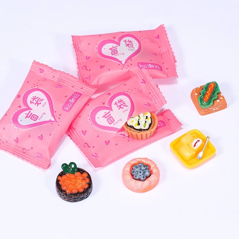 Food Drink Snacks - Набор миниатюрных игрушек: еда, напитки, винные