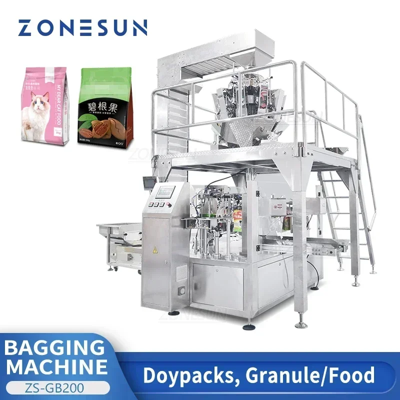 ZONESUN ZS-GB200 Автоматическа – обзор и цена Food Snacks Packets