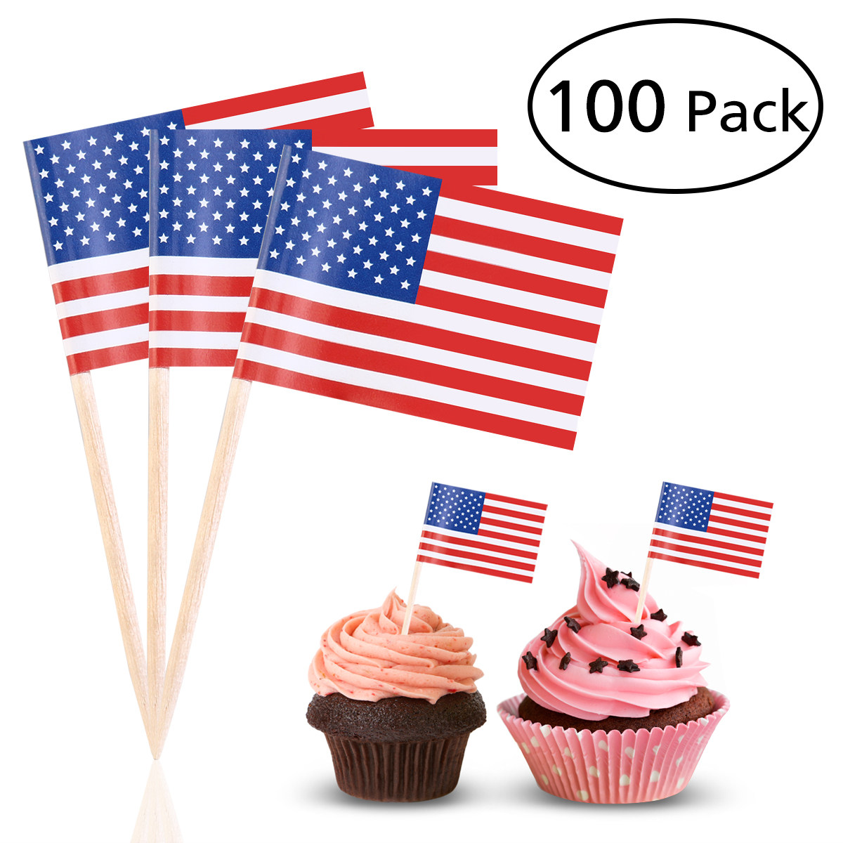 100 шт. палочек для закусок с  – обзор и цена Food Snacks For Party