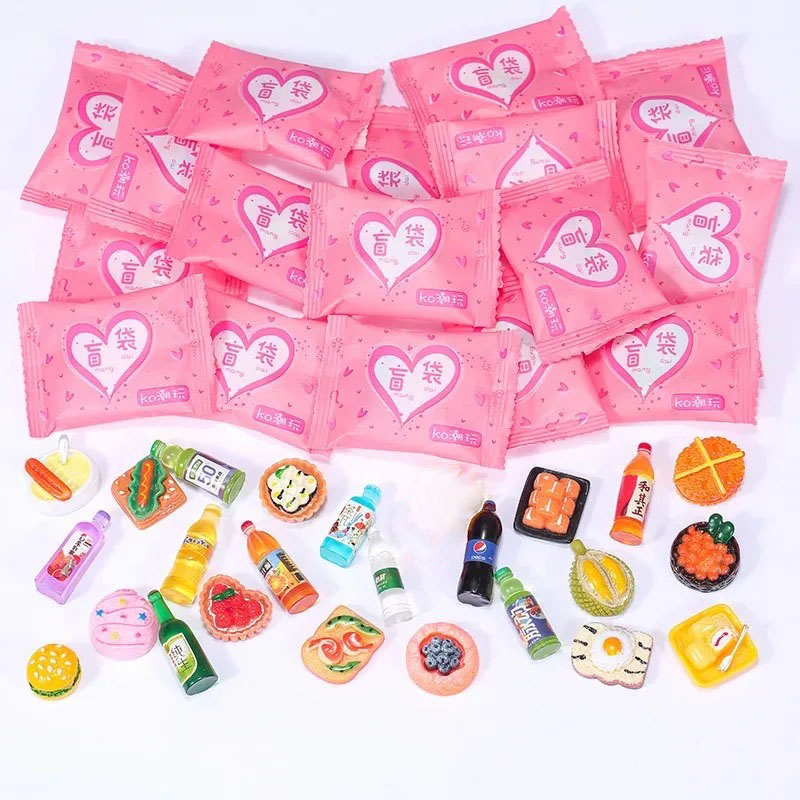 Набор миниатюрных игрушек в сл – обзор и цена Food Drink Snacks